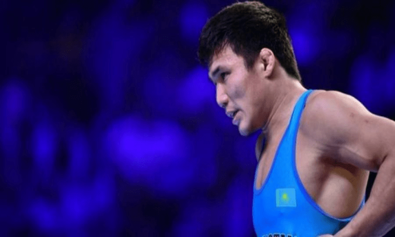 Казахстанец Нуркожа Кайпанов завоевал золотую медаль чемпионата Азии по вольной борьбе в Алматы