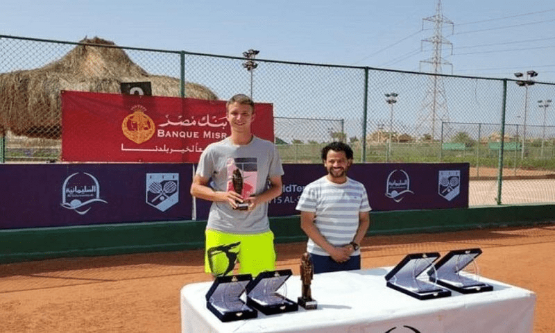 Казахстанец стал победителем парного разряда теннисного турнира в Египте