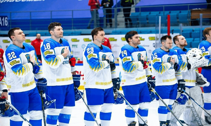 Сборная Казахстана установила рекорд чемпионата мира по хоккею