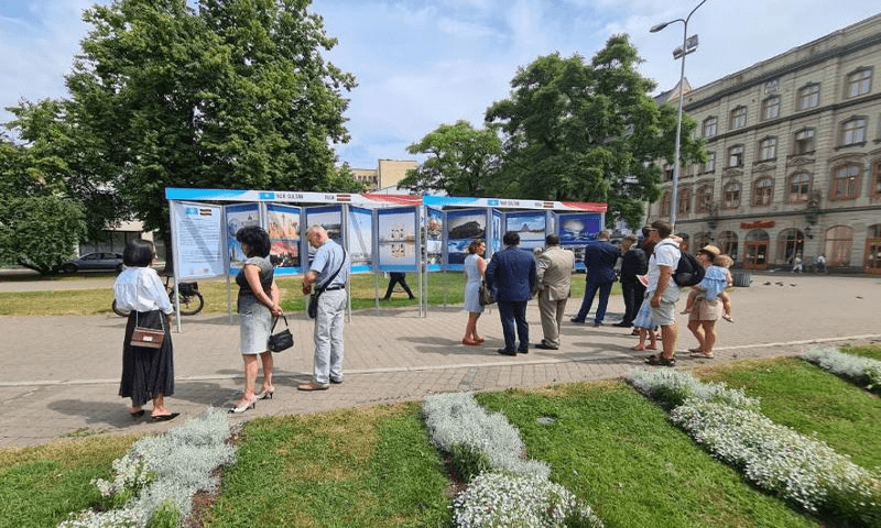 В Риге открылась выставка о столице Казахстана