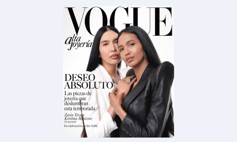 Модели из Казахстана попали на страницу журнала Vogue