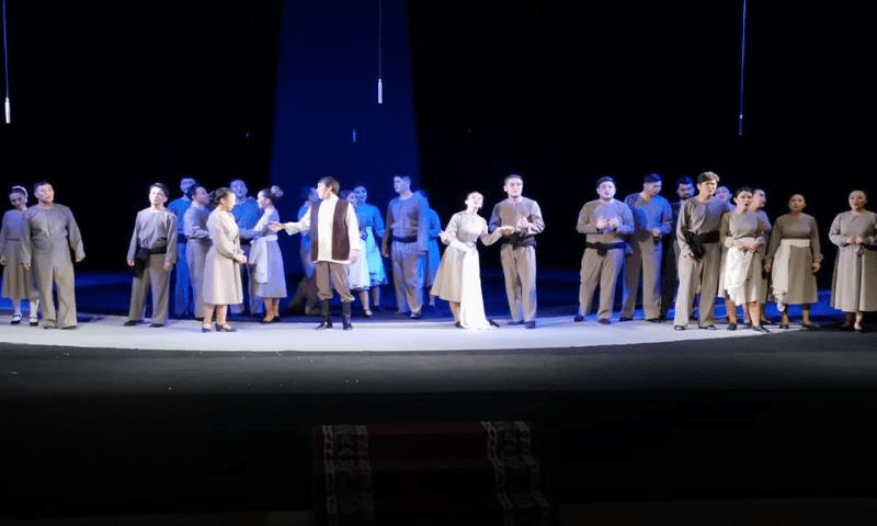 В Карагандинском областном  состоялась премьера поэтической драмы