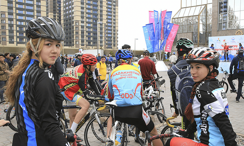 В Алматы 1 мая пройдет крупный велопробег