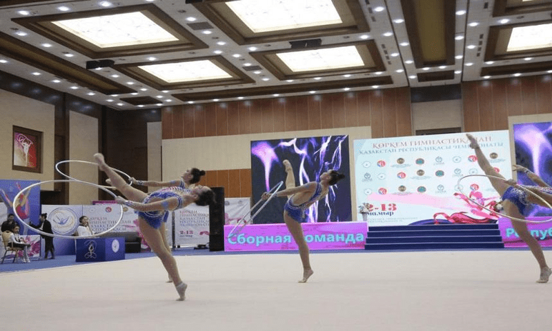 Чемпионат Казахстана по художественной гимнастике стартовал в столице