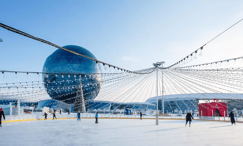 Ледовой каток открыли в EXPO